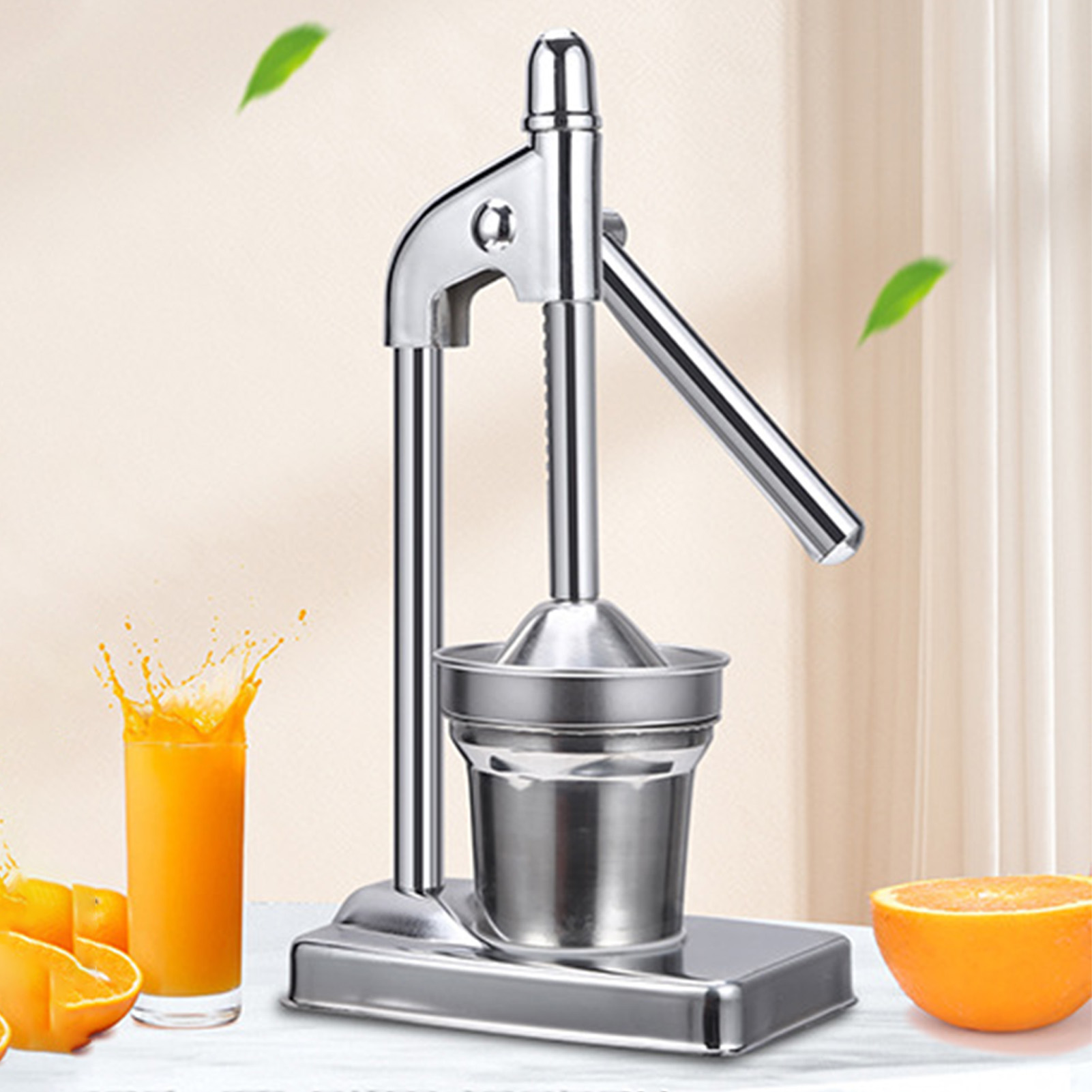 Citrus Juicer Bar - ステンレス鋼手動ジューサーオレンジレモンザクロハンドプレスフルーツジュース抽出器お手入れ簡単家庭用キッチンツール