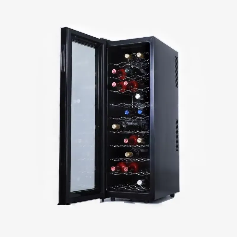 Home Bar And Fridge - 自立型ワインクーラー、ガラス扉付き飲料冷蔵庫、屋外用冷蔵庫、家庭用バーやパティオでのドリンク保管用電気キャビネット