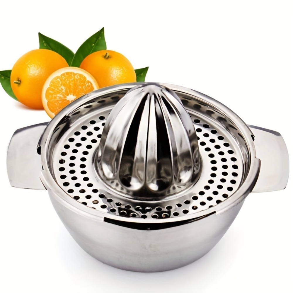 Citrus Juicer Bar - ステンレス製手動柑橘類ジューサー - 43.96オンスの頑丈なプレス、オレンジ/レモン/ザクロ用、食器洗い機対応キッチンツール