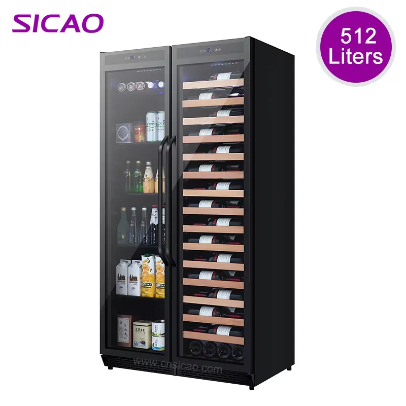Home Bar And Fridge - ビルトイン飲料冷蔵庫 ダブルドアワインクーラー 大容量ビール冷蔵庫 アンダーカウンターバー キッチン 家庭用