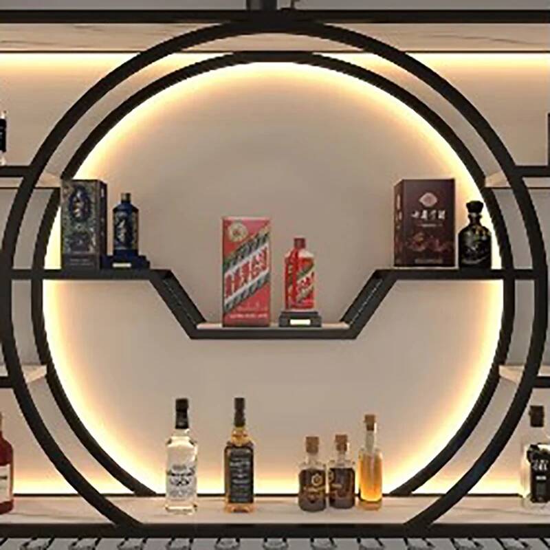 ワインナイトクラブディスプレイキャビネット棚スペースセーバー - Home Bar Shelves のレビューと価格
