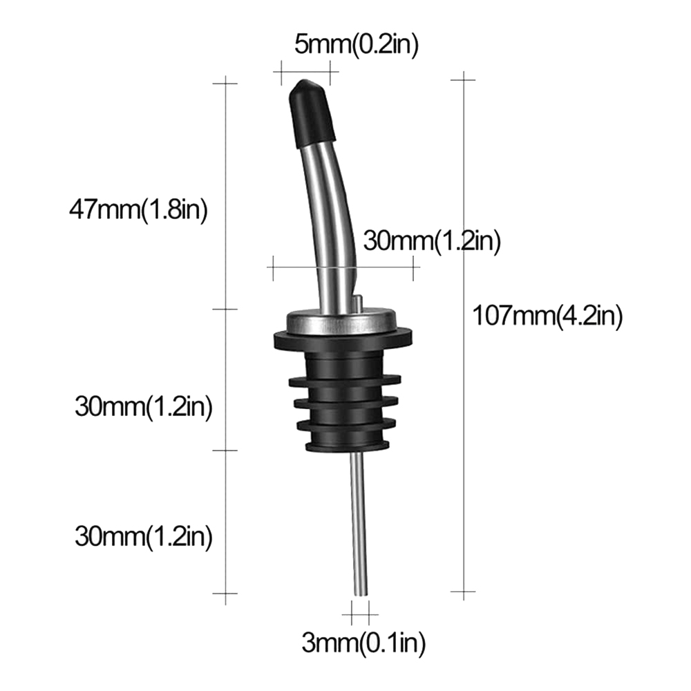 ABNL ステンレススチール製注ぎ口、スピードポアラー、酒瓶 - Speed Pourer Cap のレビューと価格