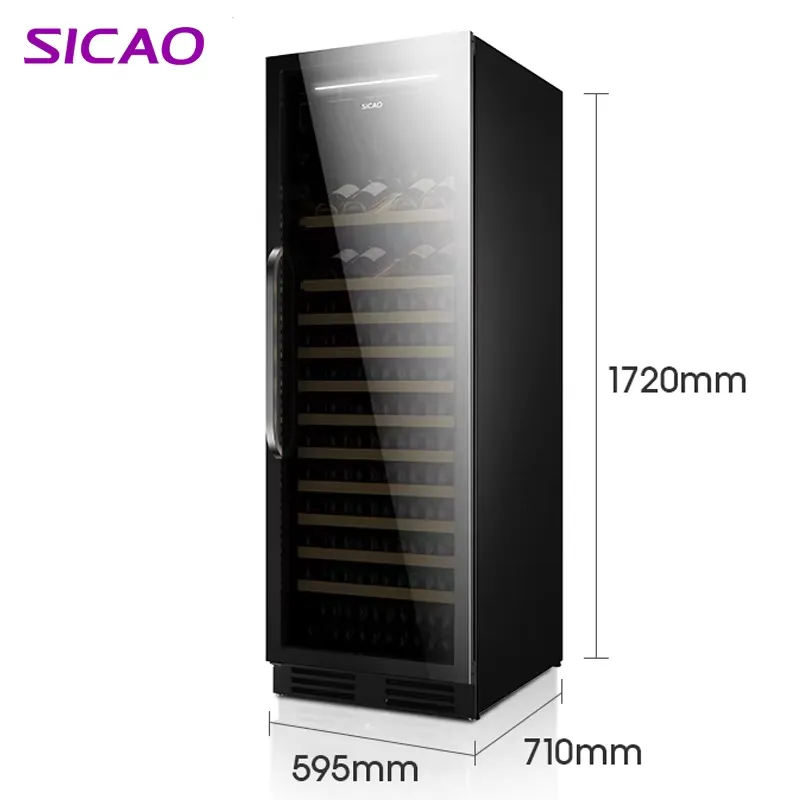 デュアルゾーンワインクーラー、電動ミラーガラスドア、ステンレ - Home Bar And Fridge のレビューと価格
