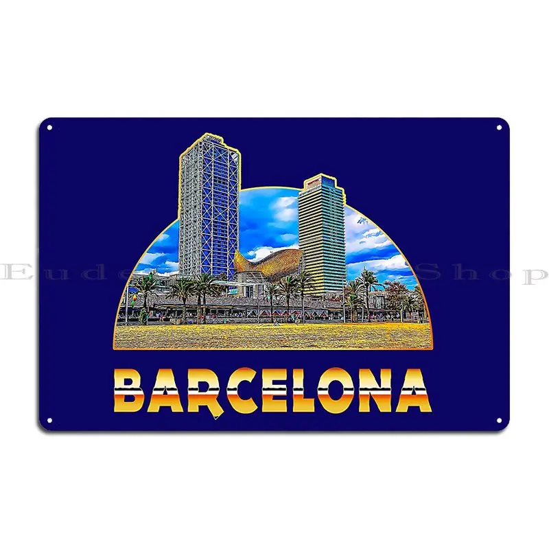 スペイン、バルセロナのビーチにある高層ビル メタルサインプリ - Home Barcelona のレビューと価格