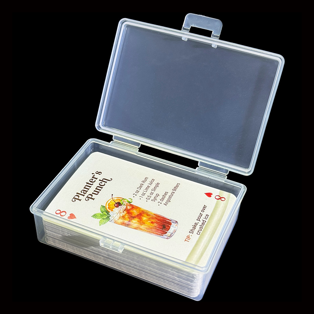 54枚入り カクテルレシピ プレイカード バーテンダーガイド - Cocktail Recipe Book のレビューと価格