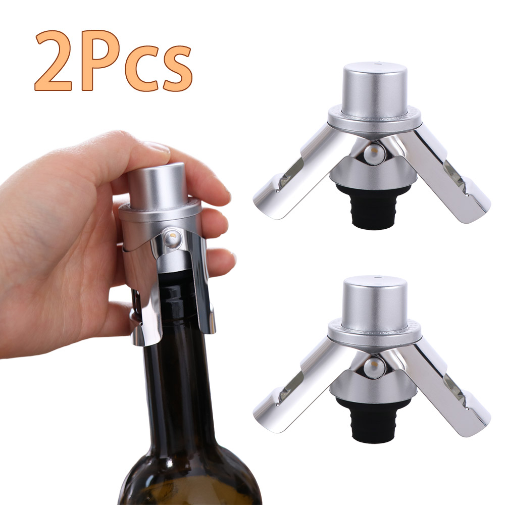 2個入り内蔵圧力ポンプ真空シャンパンストッパー、タイムスタン - Wine Preservation Pump のレビューと価格