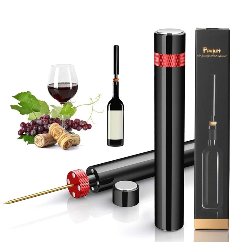 ポータブルワインボトルオープナー、エアポンプステンレス鋼ピン - Wine Preservation Pump のレビューと価格