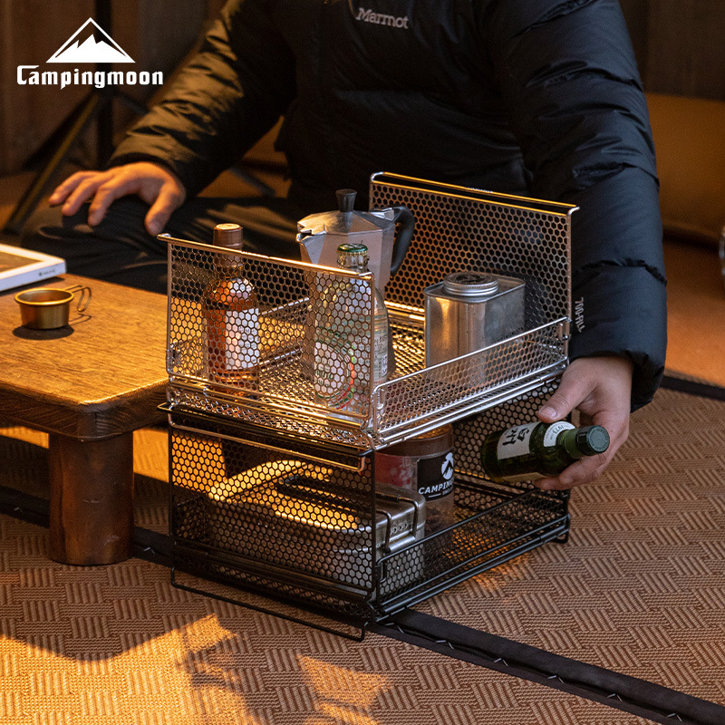 CAMPINGMOON CK-23SF 六角形パターンハーフ - Home Bar Shelves のレビューと価格
