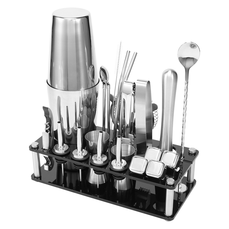 カクテルシェーカーセット、ボストンステンレススチールバーテン - Boston Shaker Set のレビューと価格