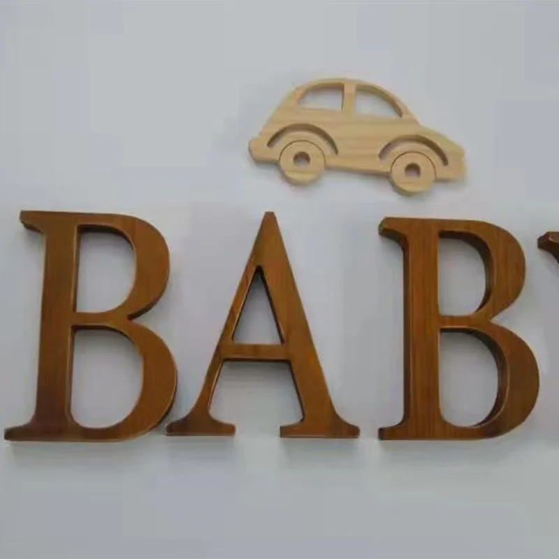 レトロな木製パーソナライズされた木製名札、単語文字/数字の壁 - Home Bar Word のレビューと価格