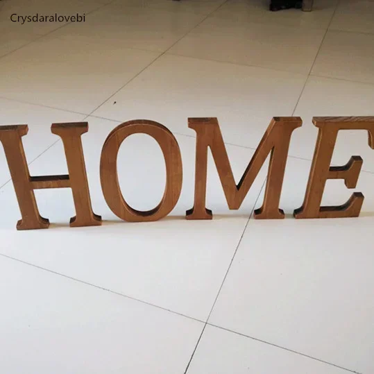 レトロな木製パーソナライズされた木製名札、単語文字/数字の壁 - Home Bar Word のレビューと価格