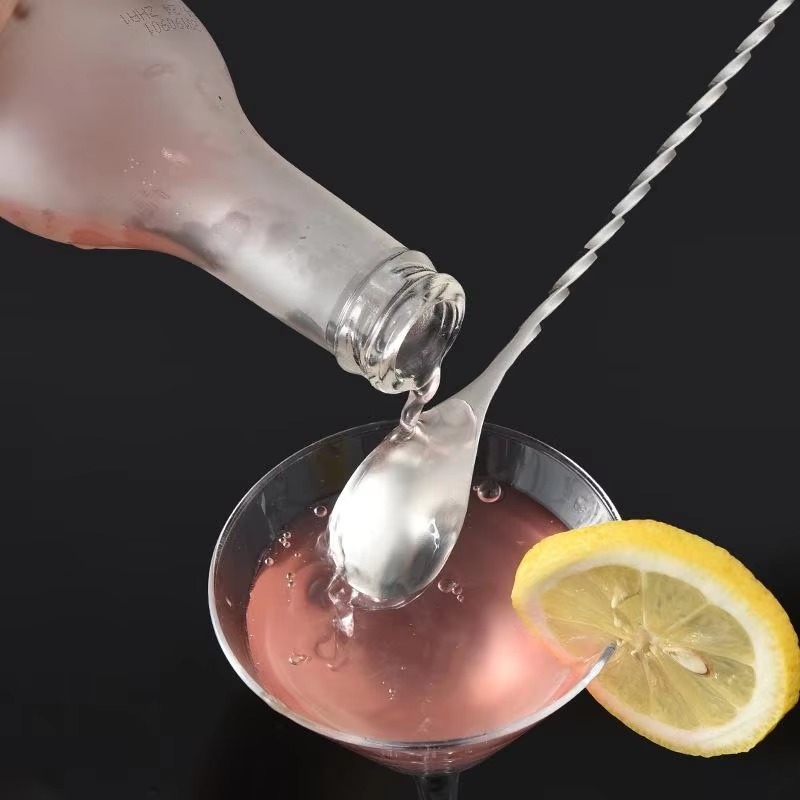 カクテルドリンク用ミキシングスプーン高品質ステンレス鋼スパイ - Bar Spoon Twisted のレビューと価格