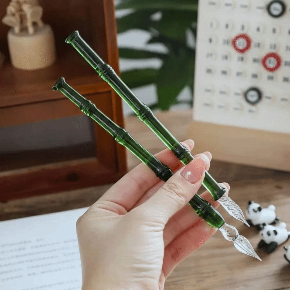 子供用シグネチャーガラスディップペン 再利用可能な透明ディッ - Old Fashioned Glass のレビューと価格