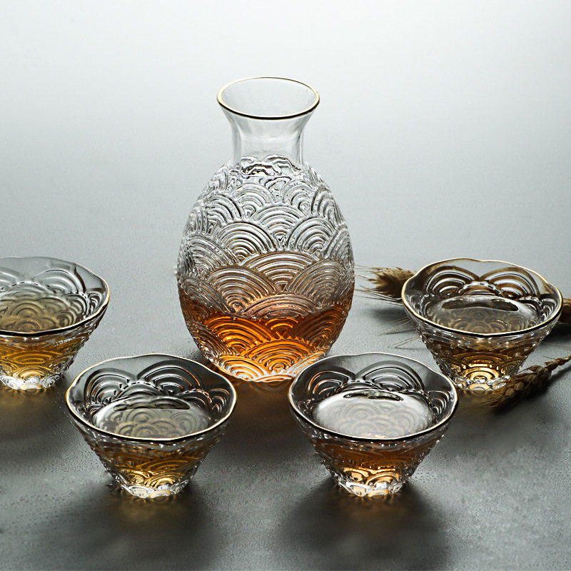 日本製ハンマー型酒器セット ガラス製ワインポット 家庭用飲料 - Home Bar Set のレビューと価格