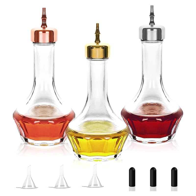 A04G-ビターズボトル3個セット-1.7オンス/50mlダ - Bitters Bottle Set のレビューと価格