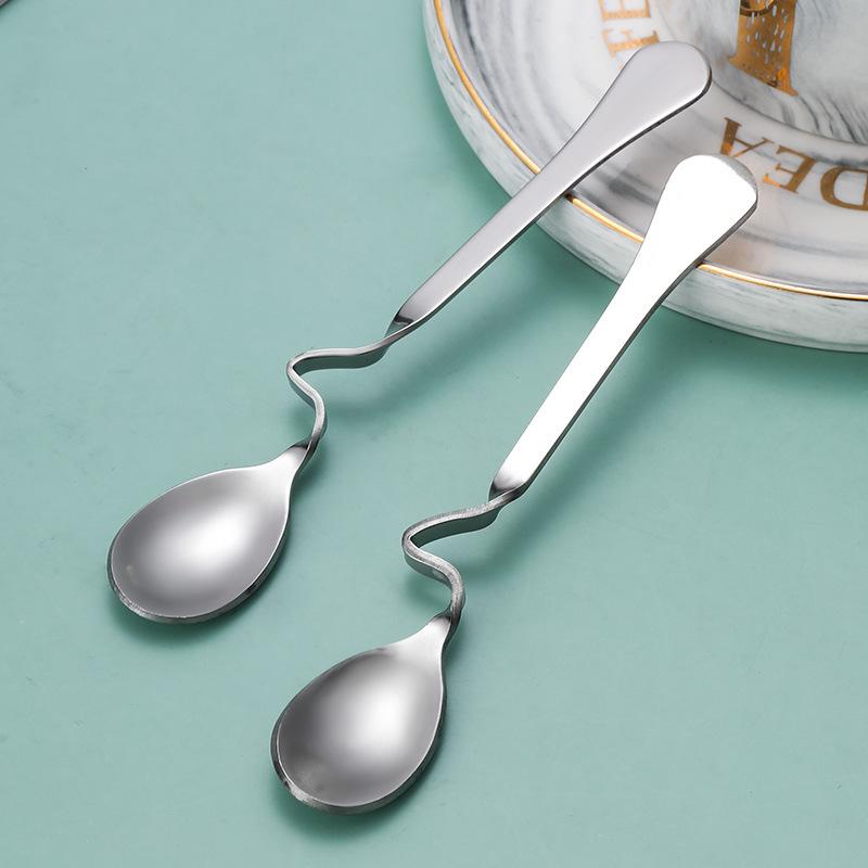 S字型ツイストハンドル付き吊り下げスプーン、食品グレードのス - Bar Spoon Twisted のレビューと価格