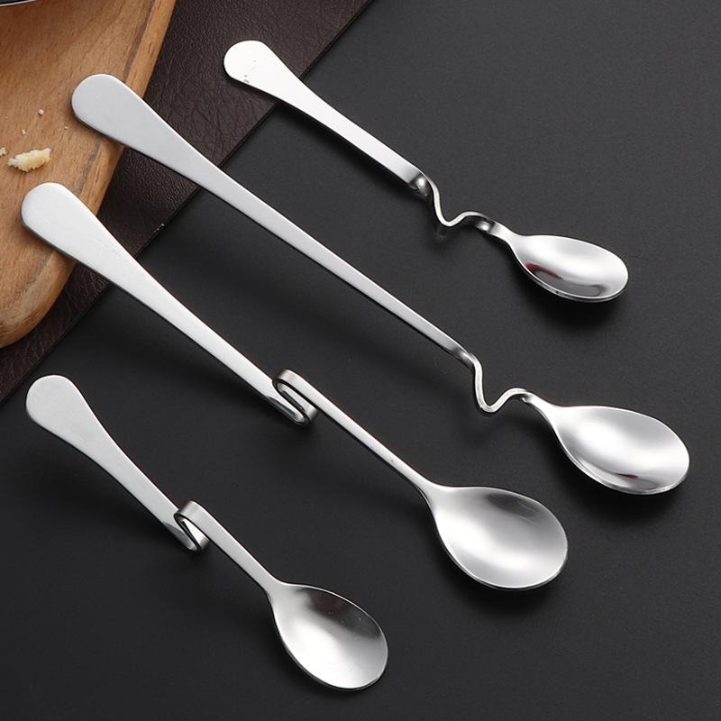 S字型ツイストハンドル付き吊り下げスプーン、食品グレードのス - Bar Spoon Twisted のレビューと価格