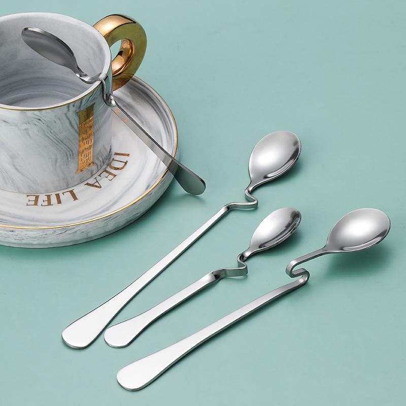 S字型ツイストハンドル付き吊り下げスプーン、食品グレードのス - Bar Spoon Twisted のレビューと価格