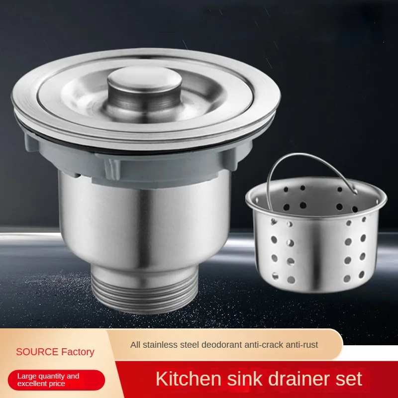 304 ステンレス鋼のキッチンシンク水切りセット防臭縦樋洗面 - Home Bar Sink のレビューと価格