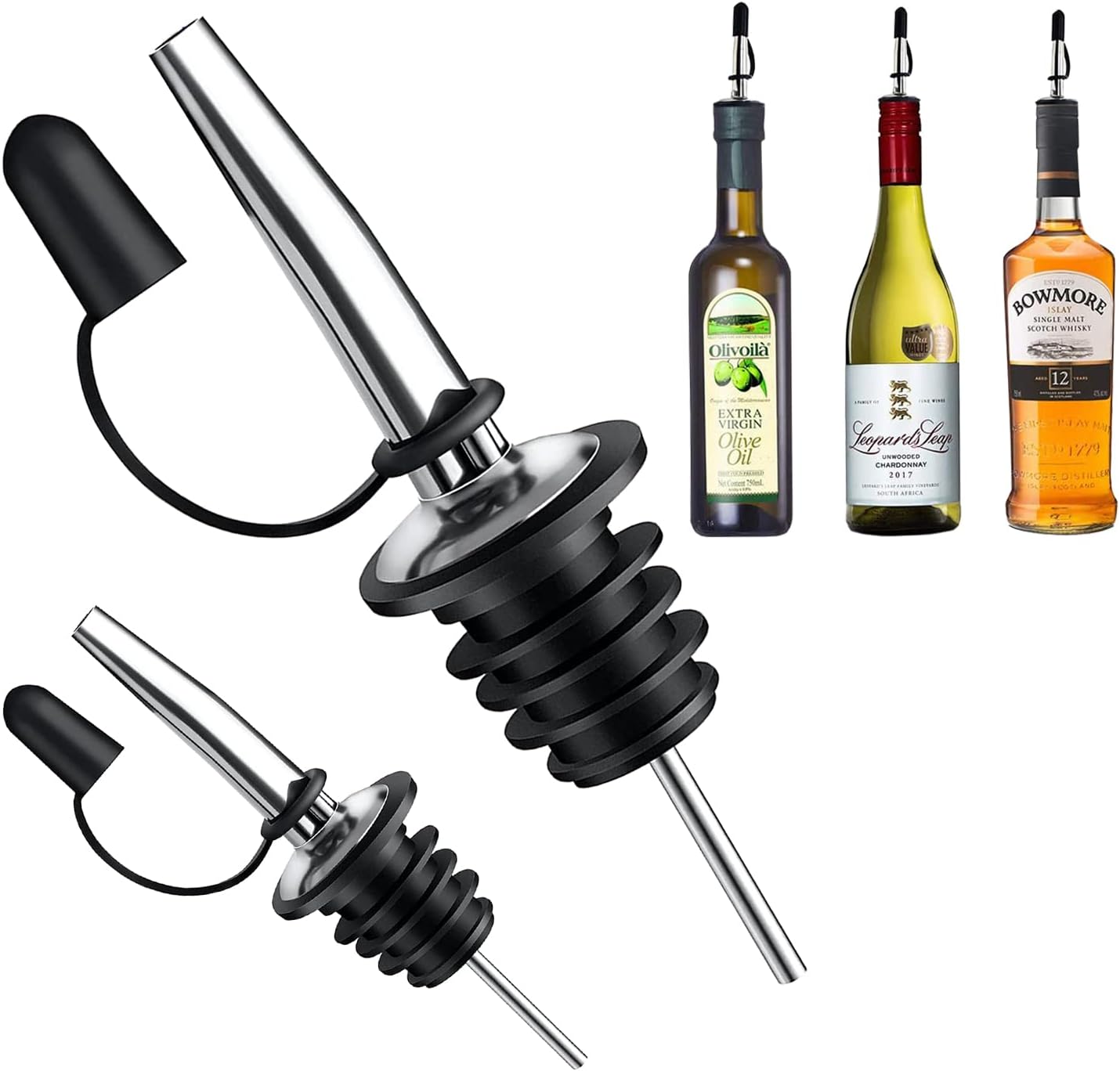 12個入り酒類注ぎ口（ダストキャップ付き）- アルコール、オ - Speed Pourer Cap のレビューと価格