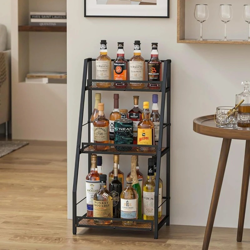 3段式ラダーワインラック自立型フロアステップシェルフ（ホーム - Home Bar Shelf のレビューと価格