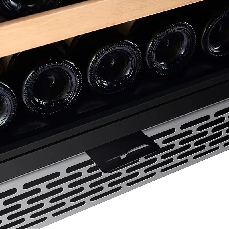 SICAOステンレス製デュアルゾーンワインクーラー、カウンタ - Home Bar And Fridge のレビューと価格