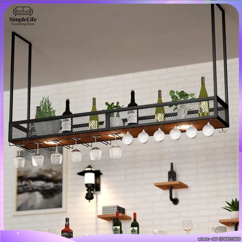 オープンワインラックバーキャビネット、棚付き冷蔵ビトリナ、家 - Home Bar Shelves のレビューと価格