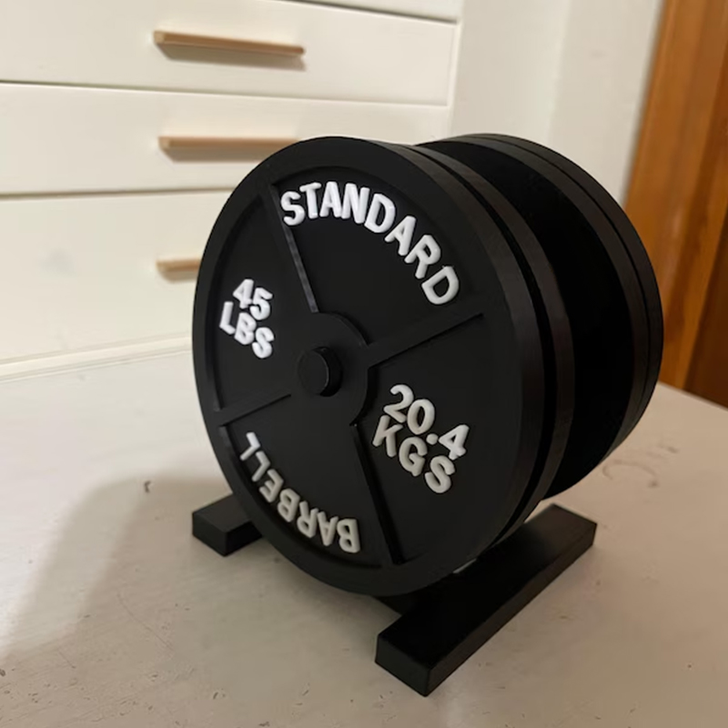 ウェイトプレートコースターセットホルダー ドリンクコースター - Home Bar Set のレビューと価格